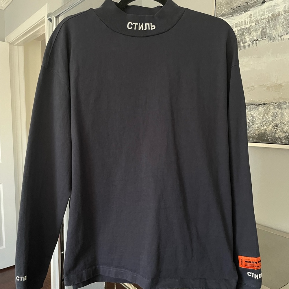 Navy Heron Preston Shirt